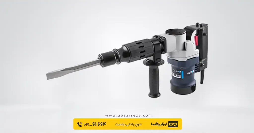 چکش تخریب اکتیو مدل AC-2506 با وزن 6 کیلوگرم، یک ابزار کارآمد برای کارهای تخریب سبک ساختمانی مانند کندن کاشی و سرامیک سرویس بهداشتی است.