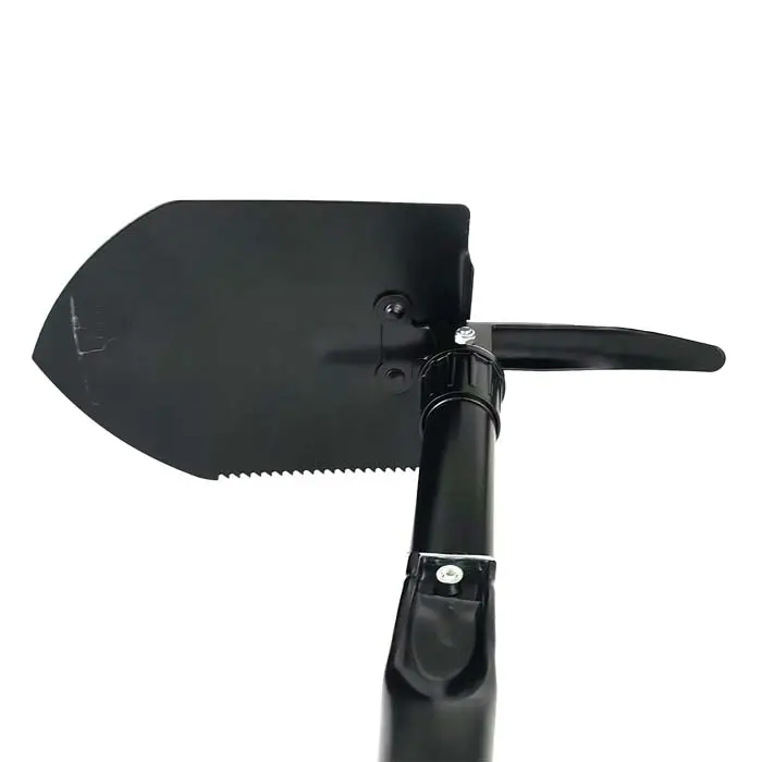 بیلچه و کلنگ ارتشی تاشو مشکی بزرگ