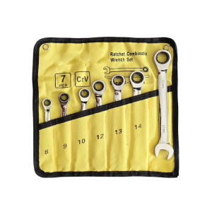 عکس ست 7 عددی آچار یک سر تخت جغجغه دار