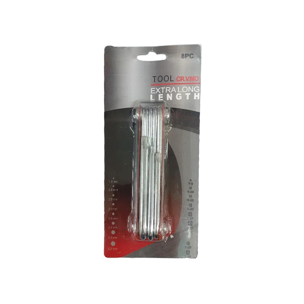 ست 8 عددی آچار ستاره ای چاقویی