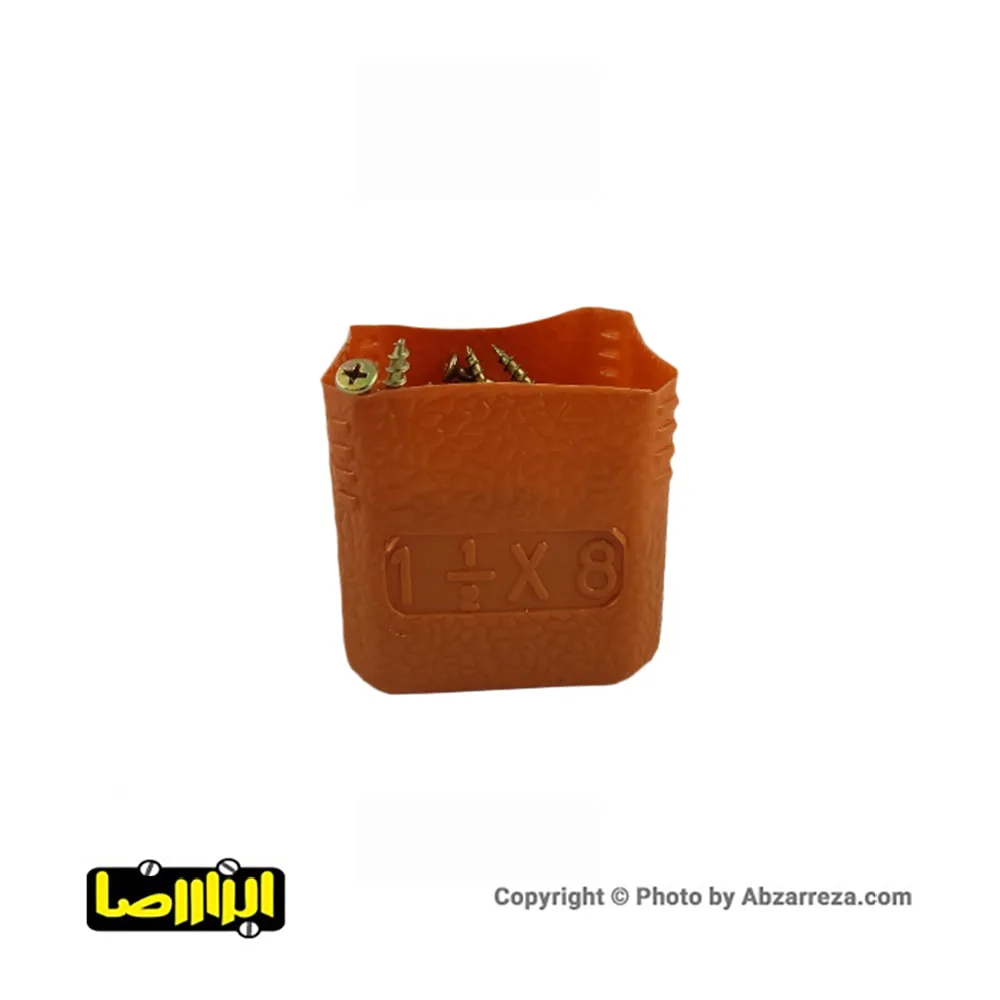 پیچ چوب چهارسو 4 سانت 8*1.5 بسته 144 عددی