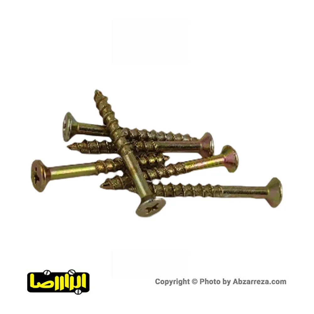 پیچ چوب چهارسو 4 سانت 8*1.5 بسته 144 عددی