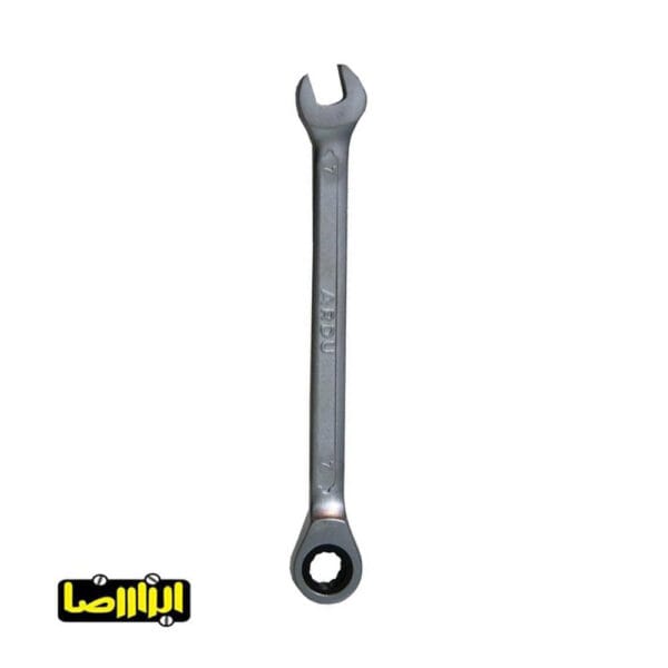 آچار یک سر تخت جغجغه دار 7 میلیمتری