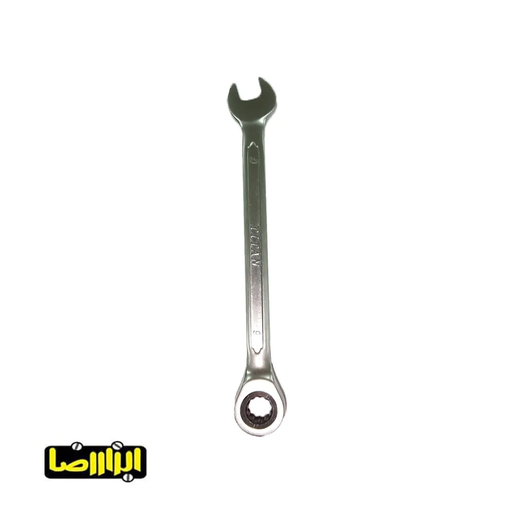 آچار یک سر تخت جغجغه دار 9 میلیمتری