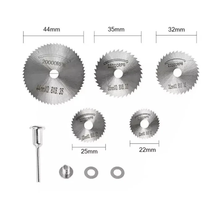 ست 6 عددی صفحه برش سر دریلی