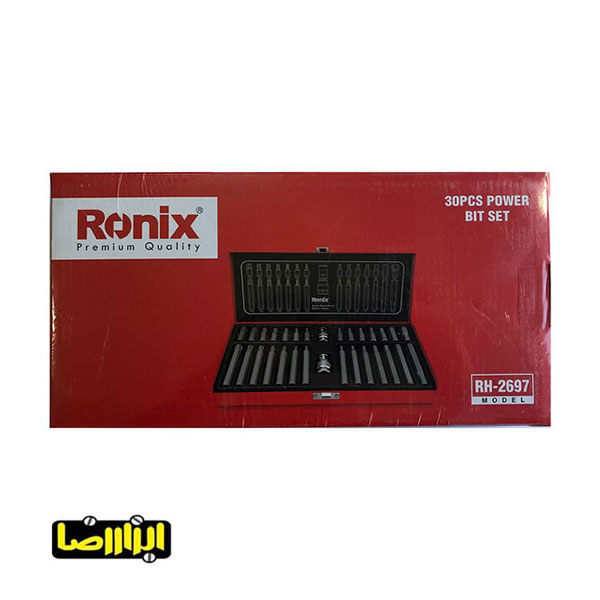 تصویر جعبه بکس و بیت 30 پارچه رونیکس مدل RH-2697