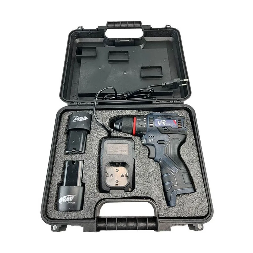 دریل پیچ گوشتی شارژی براشلس ویوارکس 16 ولت مدل VR1682V-BL دو باتری