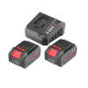 کیت بکس شارژی براشلس رونیکس 40 ولت مدل 40V-8917 دو باتری