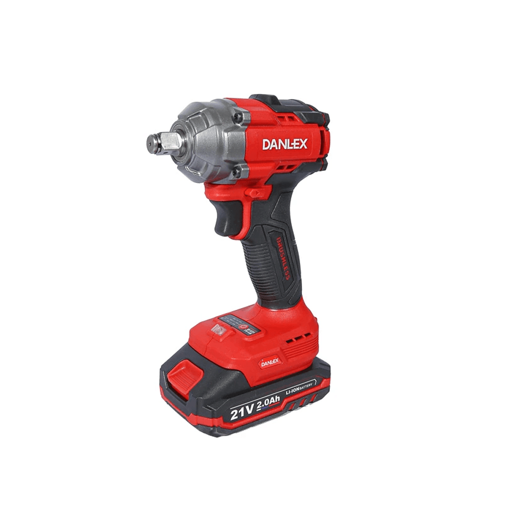 بکس شارژی براشلس دنلکس 21 ولت مدل DX-6721 دو باتری