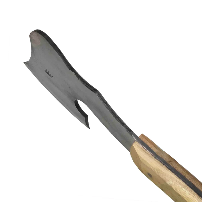 تبر 700 گرمی فولادی دسته چوبی