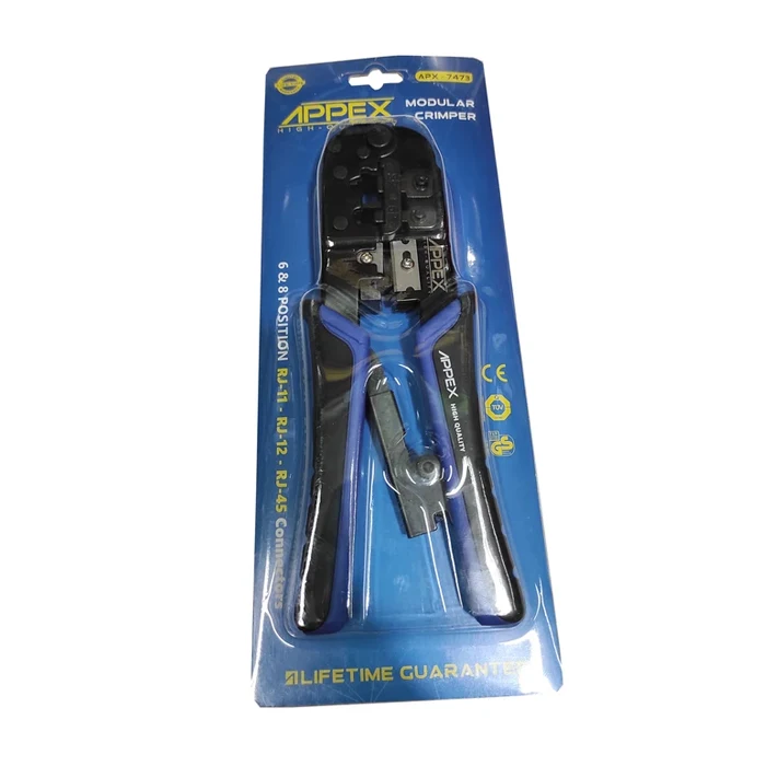 انبر سوکت زن تلفن و شبکه اپکس مدل APX-7473