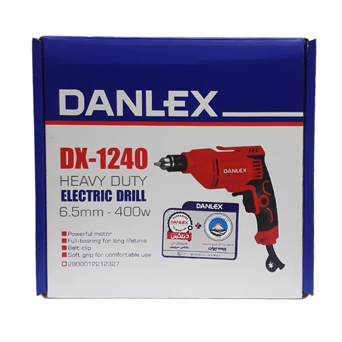 دریل برقی دنلکس 400 وات مدل DX-1240