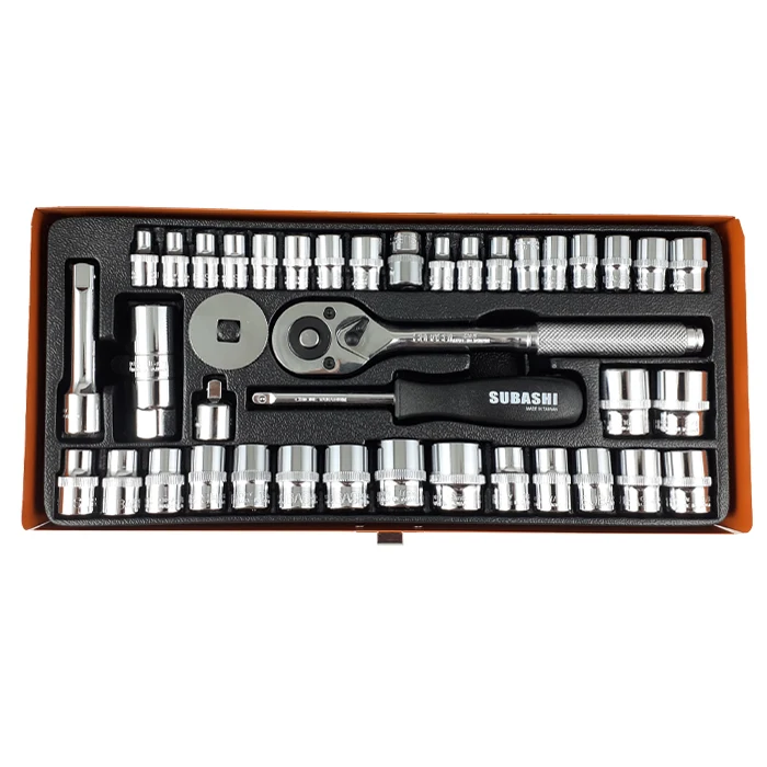 جعبه بکس سوباشی 40 پارچه درایو 1/4 و 3/8 اینچ تایوانی