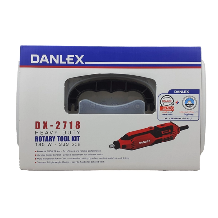 ست 333 پارچه فرز مینیاتوری دنلکس 185 وات مدل 333-DX-2718