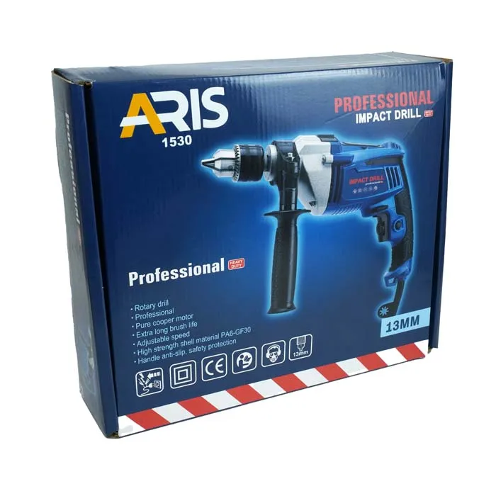 دریل چکشی آریس 950 وات نیم تنه فلز مدل 1530