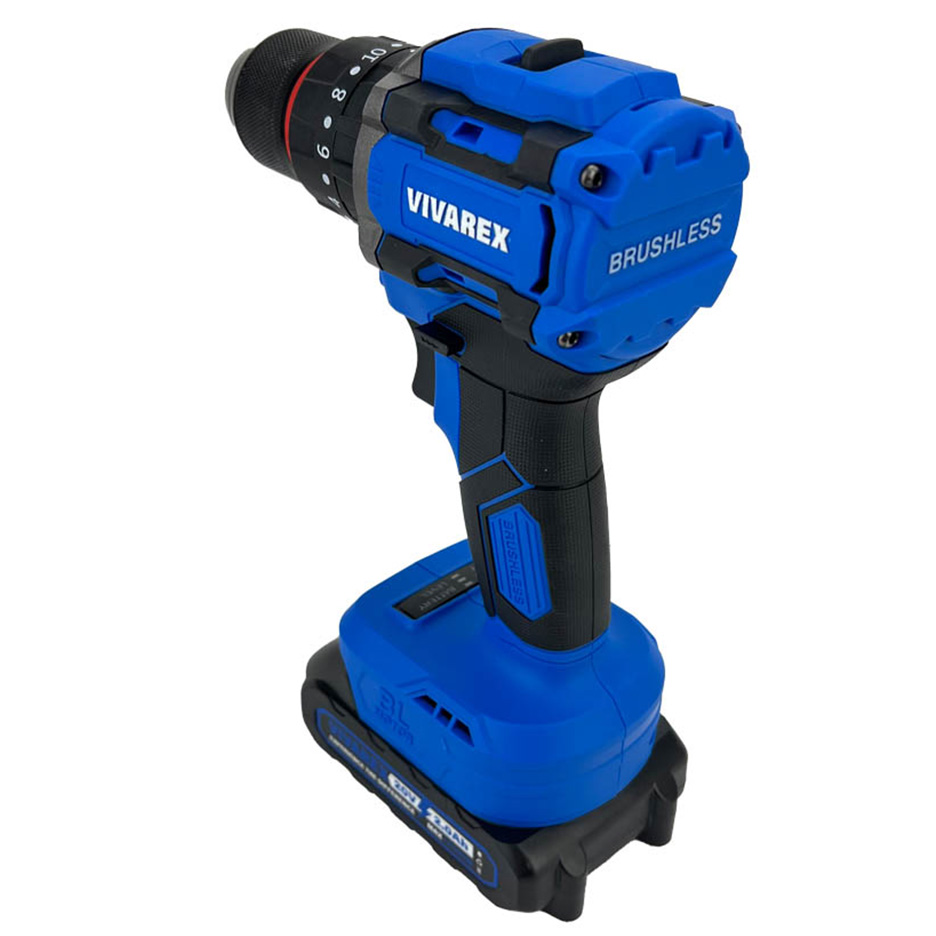 دریل پیچ گوشتی چکشی شارژی براشلس ویوارکس 20 ولت مدل VR2010V-IBL